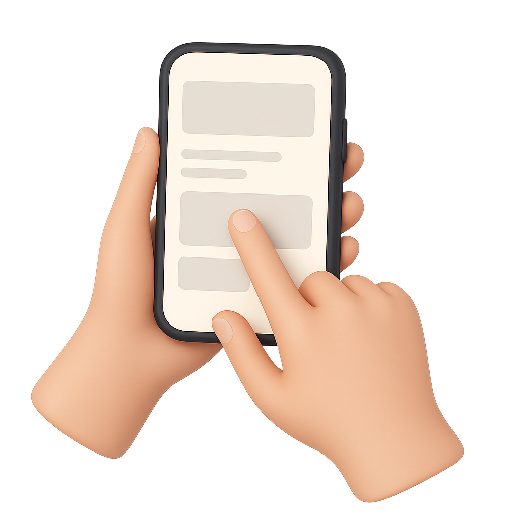 ícono 3D para el apartado de diseño responsive de Rinbel Agency