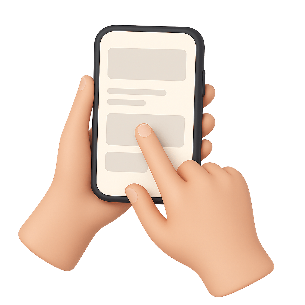 ícono 3D para el apartado de diseño responsive de Rinbel Agency